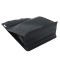 6.0" x 2.875" x 8.25" Matte Black Square Bottom Pocket Zipper Bag (500/case) - 06MB02875SG0825Z