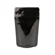 Black Mylar Foil Stand Up Pouch