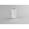 3.125" x 5.0" x 2.0" OD Matte White MylarFoil Stand Up Pouch with Zipseal, Tear Notch, and Rounded Corners (1,000/case) - AAMW01ZRC 