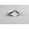 3.125" x 5.0" x 2.0" OD Matte White MylarFoil Stand Up Pouch with Zipseal, Tear Notch, and Rounded Corners (1,000/case) - AAMW01ZRC 
