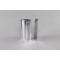 3.125" x 6.0" x 2.0" OD Silver MylarFoil stand up pouch with laser scored tear notch (1,000/case) - AARL02LSTN