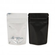 Clear/Black Stand Up Pouch