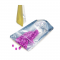 3.125" x 5" x 2" Clear/Gold Stand Up Pouch (1,000/case) - AAVG01ZRC