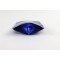 4" x 6.41" x 2.25" Blue Mylar Foil Stand Up Pouch With Rounded Corners (1,000/case) - ABL02ZRC