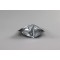 4" x 6.41" x 2" Clear/Silver Stand Up Pouch With Rounded Corners (1,000/case) -  AVS02ZRC 