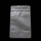 5" x 8" x 3" OD Flood Matte Cool Gray Mylar Foil Stand Up Pouch with Zipper, Tear Notch, and Round Corners (1,000/case) - BMCG03ZRC