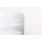5" x 8" x 3" OD White Mylar Foil Stand Up Pouch (1,000/case) - BW03ZRC