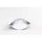 5" x 8" x 3" OD White Mylar Foil Stand Up Pouch (1,000/case) - BW03ZRC