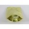 6.0" x 9.375" x 3.25" OD Gold MylarFoil Stand Up Pouch with ZipSeal, Hang Hole and Tear Notch (1,000/case) - CG325ZHH8