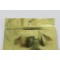 6.0" x 9.375" x 3.25" OD Gold MylarFoil Stand Up Pouch with ZipSeal, Hang Hole and Tear Notch (1,000/case) - CG325ZHH8