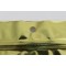 6.0" x 9.375" x 3.25" OD Gold MylarFoil Stand Up Pouch with ZipSeal, Hang Hole and Tear Notch (1,000/case) - CG325ZHH8