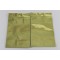 6.0" x 9.375" x 3.25" OD Gold MylarFoil Stand Up Pouch with ZipSeal, Hang Hole and Tear Notch (1,000/case) - CG325ZHH8