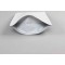  6" x 9.37" x 3.25" OD Matte White MylarFoil Stand Up Pouch with Zipseal, Tear Notch, and Rounded Corners (1,000/case) - CMW325ZRC