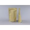 6.69" x 11" x 3.5" Kraft Mylar Foil Stand up Pouch (1,000/case) - DNK35ZRC