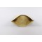6.69" x 11" x 3.5" Kraft Mylar Foil Stand up Pouch (1,000/case) - DNK35ZRC