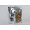 6.69" x 11" x 3.5" OD Clear/Silver Vista Stand Up Pouch (1,000/case) - DVS35ZRCSHH