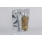 6.69" x 11" x 3.5" OD Clear/Silver Vista Stand Up Pouch (1,000/case) - DVS35ZRCSHH