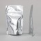 3.125" x 5" x 2" Clear/Silver Stand Up Pouch (1,000/case) - AAVS01ZRC