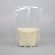 10" x 12" x 5" OD Clear Stand Up Pouch with NO ZIPPER; (250/CASE) - NGNSMPC5