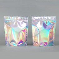 6.5" x 8" x 2.5" OD Holographic Stand Up Pouch