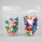 5" x 8" x 3" OD Clear Matte Stand Up Pouch with Zipper and Tear Notch (1,000/case) - BMMPF03ZRC 