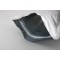 9" x 13.375" x 4.75" Silver Mylar Foil Stand Up Pouch with Hook2Hook Zipper- (250/case) - FDR0475VZ