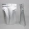 9" x 13.375" x 4.75" Silver Mylar Foil Stand Up Pouch with Hook2Hook Zipper- (250/case) - FDR0475VZ