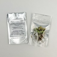 3.125" x 5.0" x 1.0" Clear/Silver Stand Up Pouch 3.125" x 5.0" x 1.0" Clear/Silver Stand Up Pouch