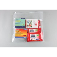 Single transparent slider pouch