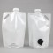 Can be filled through the top white barrelpak liquid pouch with top cap unscrewed