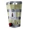 8.625" x 11.375" x 6.0" OD, 1.5L "Barrel" Stock Print Barrel Pouch with Tap Spout, 1.5 Liter (50/pack) - SP15LBP