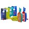 7" x 4.75" x 15.75" O.D 4.1L 8-Side Seal JoycePAK™ with 55mm ID Fill Cap and Dispensing Tap (100/case) - FTSSP4LVFN67