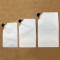 three sizes of Matte White SpoutPAK in the same style