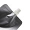 4.125" x 7" x 2.675" Silver SpoutPAK™ with 9mm ID Spout, 8.45 fl oz / 250 mL (500/case) - FTSSP9MMPCA