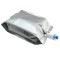 5.0" x 3.0" x 9.75" OD Silver SpoutPAK™ with Side Gusset and Flip Top Fitment (500/case) - FTSSPV6CN1L