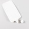 2.0" x 4.0" OD White SpoutPAK™ with 5.5 mm Reclosable Cap (1,000/case) - SP0204W6MM