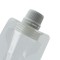 fitment comes presealed so once you fill from bottom, you know when it has been opened close up of tamper evident cap