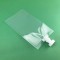 4.5" x 7.5" O.D. Clear Flat Spout Pouch with 9.6mm Square Top Tamper Evident Fitment (1000/case) - SP045075BFTEC