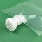 4.5" x 7.5" O.D. Clear Flat Spout Pouch with 9.6mm Square Top Tamper Evident Fitment (1000/case) - SP045075BFTEC