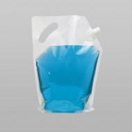 clear liquid spoutpak with handle 60 FL OZ