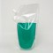 6.5” x 10” x 4.3” OD 1 Liter Clear SpoutPAK™ with Tamper Evident Cap, 33.81 fl. oz. (250/case) - SP1000PM5.5RC