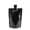 4.25" x 6" x 2.625" O.D. Black SpoutPAK™ with 16mm Flip Lid Cap, 5.25 fl oz / 155 mL (500/case) - SP125VF5NBSC 4.25" x 6" x 2.625" O.D. Black SpoutPAK™ with 16mm Flip Lid Cap, 5.25 fl oz / 155 mL (500/case) - SP125VF5NBSC