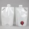 Can be filled through the top white barrelpak liquid pouch with top cap unscrewed