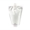 7.87" x 9.97" x 6.0" OD, White Barrel Pouch with 33mm I.D. Top Screw Cap and Black Tap Spout, 1.5 Liter (100/case) - SP15L33SH07875