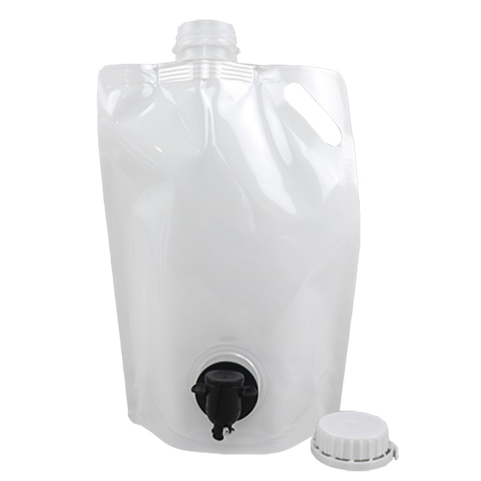 1.4L White Stand Up Pouch with 33mm Spout and Handle 1.4L White Stand Up Pouch with 33mm Spout and Handle