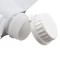 wide mouth screw cap makes loading and pouring easy 33mm ID TE fitmet at top of white spoutpak
