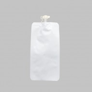 1.0L White Stand Up Barrel Pouch with Tap Spout (250/case) - SP15L75M