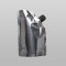 4.75" x 7” x 2.5" OD Silver SpoutPAK™ with Flip Lid Cap, 10 fl. oz. (1,000/case) - SP300MFS16SC