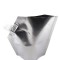 6" x 9" x 3.25" OD Silver SpoutPAK™ 22 fl. oz. with 16mm Fitment and Rounded Corners (500/case) - SP600MFS06RC  
