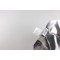6" x 9" x 3.25" OD Silver SpoutPAK™ 22 fl. oz. with 16mm Fitment and Rounded Corners (500/case) - SP600MFS06RC  